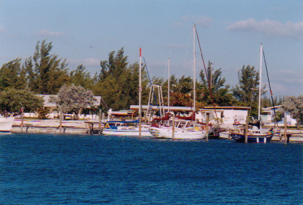 The 3 boats in Chub Cay