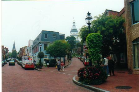 Annapolis cobble stone streets